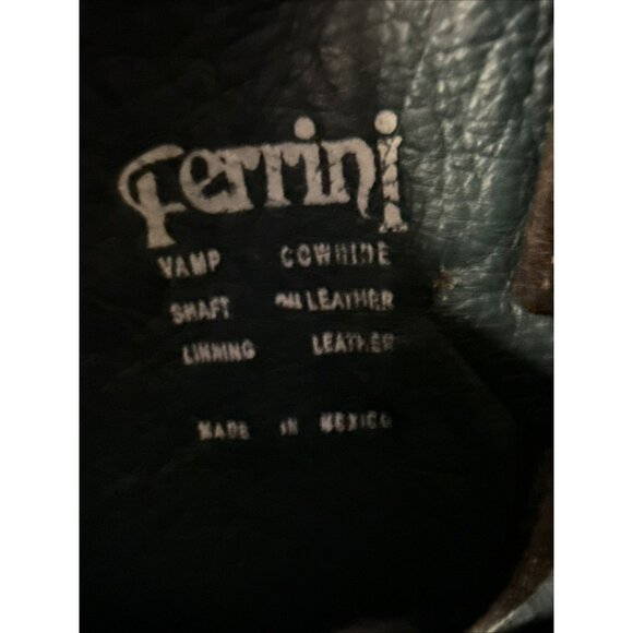 Ferrini Italia Leather Western Boots, New In Box, Never Worn, Size 8 - Picture 11 of 16